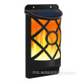 Lampu Dinding Flickering Dancing Flame Outdoor Solar